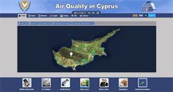 Desktop Screenshot of airquality.dli.mlsi.gov.cy